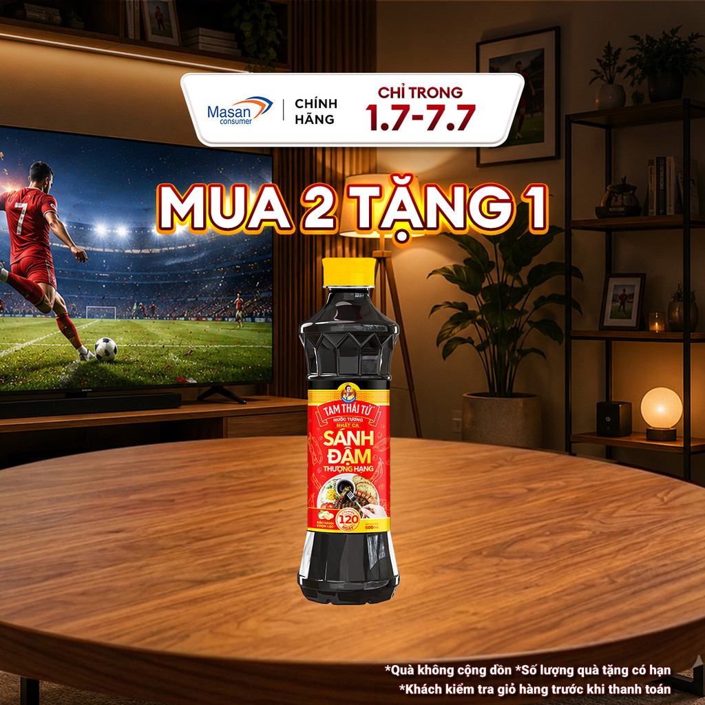 Nước Tương Tam Thái Tử Nhất Ca Sánh Đậm 500Ml