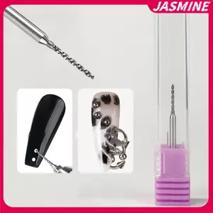 JASMINE Móng Tay Đục Lỗ Đầu Mài Thép Vonfram Mũi Khoan Móng Tay Dụng Cụ Làm Móng Nai Máy Đánh Bóng Phụ Kiện JASMINE