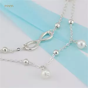 PNPIA- Nữ Gợi Cảm Đôi Dây Xích Vòng Tay Mắt Cá Chân Chân Trần Sandal Đi Biển Chân Trang Sức