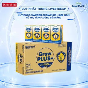 Thùng Sữa Bột Pha Sẵn GrowPLUS+ Sữa Non Tăng Đề Kháng 110ml - (48 Hộp x 110ml)
