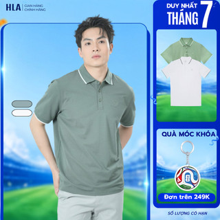 Áo Polo Nam HLA Chất Cotton, Áo Nam Tay Ngắn Phong Cách,Thời Trang, Thoáng Mát Co Giãn