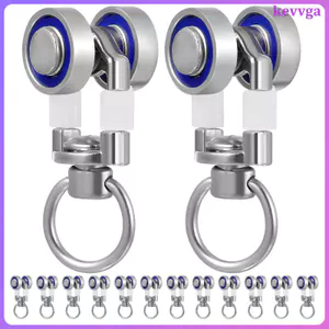14 Chiếc Rèm Ròng Rọc Hạng Nặng Trần Đường Trượt Cho Cửa Sổ Ròng Rọc Con Lăn Kevga