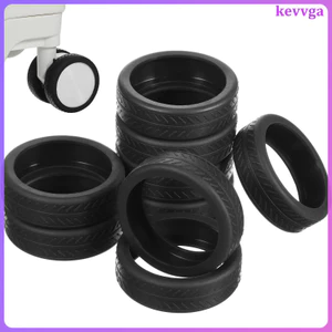 8 Chiếc Vali Vali Vali Có Cho Bánh Xe Hành Lý 5.50X5.50X1.50CM Đen Kevga