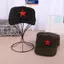 MAKY Màu Trơn Nam Nữ Mũ Cadet Tuần Tra Mũ Golf Lái Xe Ngôi Sao Đỏ Pentagram Mũ Thường Ngày VN