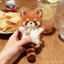 Khăn tay giải nén mềm mại chữa bệnh cho búp bê Fox Doll sang trọng