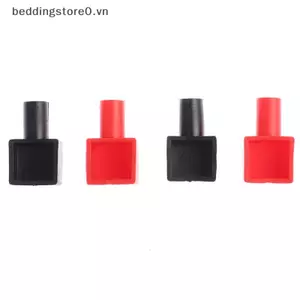 COD 4 Cái / bộ Đa Năng Vuông Xe Máy Thiết Bị Đầu Cuối Vỏ Cao Su MỚI