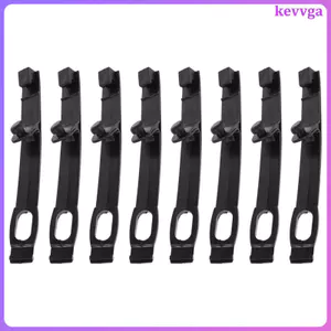 8 Chiếc Đèn Pha Cố Định Dây Cao Su Cho Xe Máy Đèn Pha 17.00X2.90X1.80CM Đen kevga
