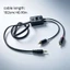 Char Corded 3 5Mm đến 2RCA Bộ cách ly thính giác để định tuyến tín hiệu sạch hơn