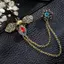 Vintage Động Vật Dễ Thương Ong Kim Loại Dây Xích Thổ Cẩm Người Phù Hợp Với Áo Sơ Mi Pin Nữ Áo Phụ Kiện Trang Sức Quà Tặng [Mina]