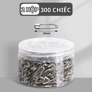 Kim băng cài áo set 120 chiếc đa kích thước không gỉ tiện lợi cho sinh hoạt gia đình giá tốt hot