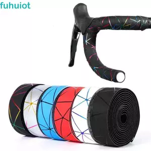 FUHUIOT Xe Đạp Tay Lái Băng Xe Đạp Nhiều Màu Dây Đeo Băng Quấn Chống Rung Giảm Chấn EVA + Phụ Kiện Xe Đạp PU
