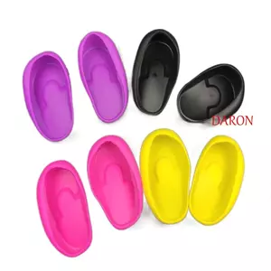 DARON Bảo Vệ Tai Bao 1 Cặp Chống Thấm Nước Tắm Bảo Vệ Tai Du Lịch Silicon Màu Tóc Salon Bịt Tai