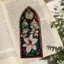 GETVOW Sun Catcher Vật trang trí, Dấu trang cửa sổ màu mờ họa tiết mơ mộng, Dấu trang trí tài khoản tay có đèn phong cách Retro Light Flow Shadow Trang trí phân trang Mark Trang trí nội thất