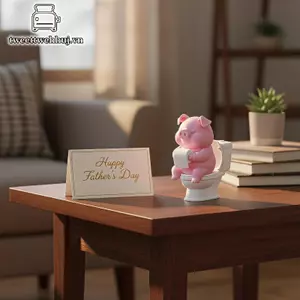 Tweeduj Để Bàn Heo Con Trang Trí Phòng Tắm Treo Tường Con Heo Dễ Thương Trên Nhà Vệ Sinh Nhựa Tượng Sáng Tạo Chống Thấm Nước Trang Trí Nhà Quà Tặng VN