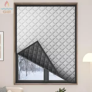 Màn hình nhiệt cửa sổ GILL, Rèm ấm áp mùa đông cách nhiệt lạnh và cách nhiệt, Rèm niêm phong chống gió dày