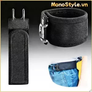 Móc đai không khóa MONOSTYLE, Thắt lưng co giãn có khóa thắt lưng thoải mái, Móc kim loại có thể điều chỉnh Unisex