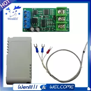 DC 8-25V PT100 Bộ chuyển đổi nhiệt độ sang nhiệt độ RS485 Modbus RTU RTD Bộ mô-đun cảm biến PTA9B01