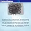 Móc câu hình tròn bằng thép Carbon Móc câu cá nước ngọt 4mm Lỗ cá chép Câu chuyện cá FSI
