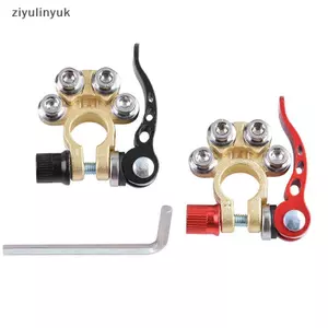 Ziyulinyuk 2 Đầu Nối Pin Đầu Cuối Qui Phát Hành Ngắt Kết Nối Cáp Đầu Cuối Kẹp Với Hex VN