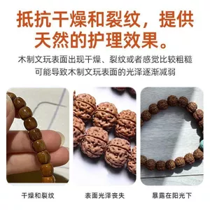 Dầu bảo trì sáp ong Wenwan Dầu trà trắng chuyên dụng Dầu gà hổ phách Mặt dây chuyền Vòng tay màu vàng Bảo trì chống nứt Đĩa dầu Chơi dụng cụ tiện dụng