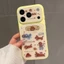 Ốp điện thoại Acrylic hoạt hình Dreaming Puppy cho IPhone 16 15 14 17 Pro Max Vỏ bảo vệ chống sốc