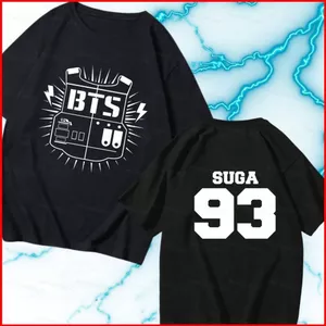 Áo thun BTS thoải mái TAHYUNG JUNGKOOK JIMIN J-hope Áo thun người hâm mộ quà tặng áo ngắn tay
