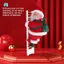 Hoạt Hình Leo Núi Ông Già Noel Trên Thang Điện Ông Già Noel Đồ Chơi Cây Giáng Sinh Treo Tường Đồ Trang Trí Trang Trí Trong Nhà Ngoài Trời