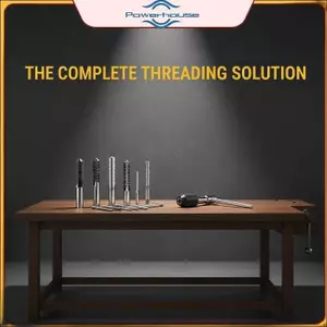 Mũi khoan ren POWER Cờ lê khai thác thủ công Tay cầm hình chữ T Có thể điều chỉnh M3-M6 Bộ phụ kiện công cụ phần cứng gia dụng.
