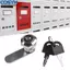 <cosyh>Zinc Alloy 2PCS Cam Lock for Various Surfaces 1620mm Security Solution