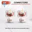 Đầu nối gắn bảng điều khiển nữ TNC Đầu nối loại thẳng 4 lỗ cho đầu nối đồng trục