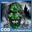 Mặt nạ phù thủy Halloween Scream Terror Sorceress Face Headcovers Tiệc kinh dị Halloween Cosplay Đạo cụ