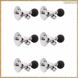 Bóng đèn cao su màu đen 6X Đường kính 21mm Tay lái xe đạp Xe đạp Air Horn Bugle Trumpet
