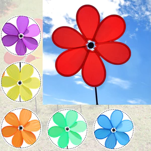 <cosyh>Flower Windmill Spinner Baby Rooms Balcony Camping Colorful Garden Ornaments
