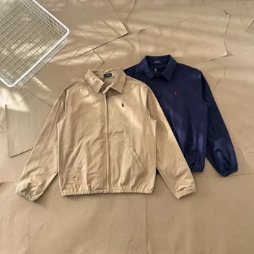 Áo khoác POLO Laurent Harrington Áo khoác khô cũ Áo khoác dây kéo Áo ngoài đường phố cao cấp Thể thao Áo chống gió Áo thể thao Áo dài tay Áo gió Áo đồng phục bóng chày Áo chui đầu