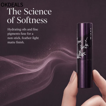 OKDEALS Velvet Lip Stick Lip Stain, ‌Son môi mờ không trang điểm độ bão hòa thấp Lip Tint, Xịt mềm chống dính Cốc làm trắng lâu trôi Son môi khỏa thân Chăm sóc môi