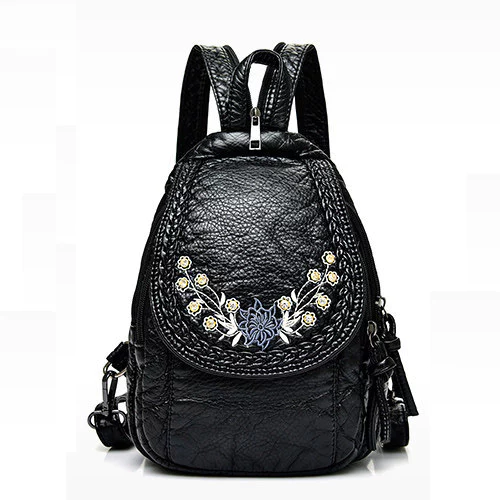 Women's Korean-Style PU Leather Backpack – Mini, for Travel – 5