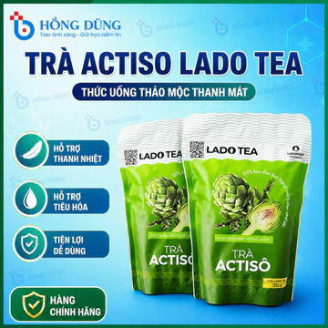 Trà Atiso túi lọc, trà Actiso Đà Lạt Ladophar (100 gói), món quà sức khỏe từ thiên nhiên.