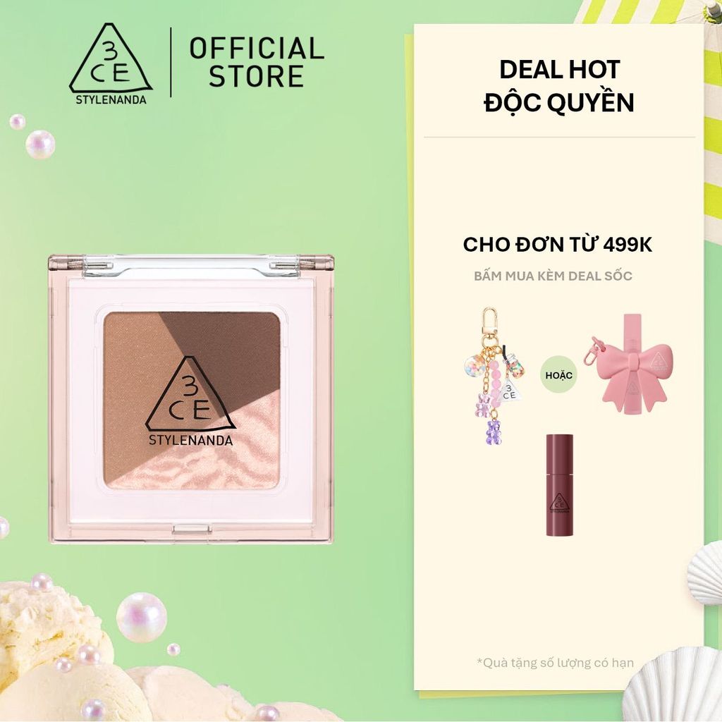 Phấn mắt 3 ô 3CE Color Grid Eyeshadow