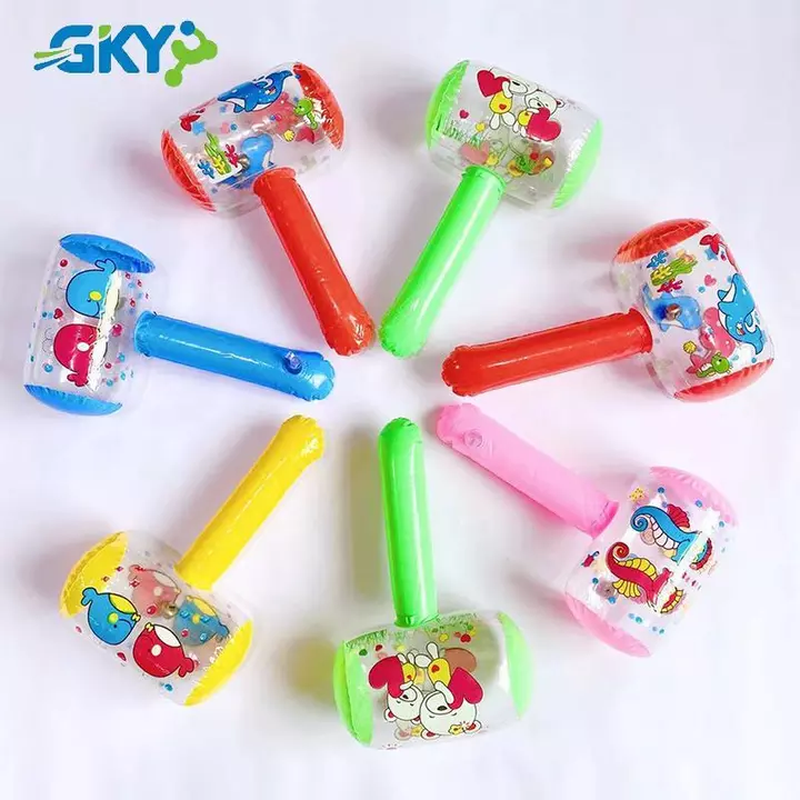 Búa bơm hơi GKY có chuông Air Hammer Đồ chơi trẻ em Đồ chơi trẻ em Đồ dùng dự tiệc Đồ chơi bơm hơi Đồ chơi bể bơi Đồ chơi trẻ em GKY