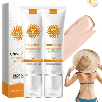 Kem Chống Nắng Màu Cho Mặt SPF 50, Bảo Vệ Đa Năng Solar Con Color, Kem Chống Nắng Mặt Trời Dưỡng Ẩm, Tinh Chất Chống Nắng Dưỡng Ẩm Mặt Kem Chống Nắng Dưỡng Ẩm, Không Dính | Kem chống nắng cỡ du lịch (