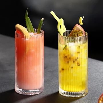 Sọc Dài Uống Thủy Tinh Cocktail Thủy Tinh Uống Nước Trái Cây Kính Colin Thẳng Kính Hyperbo Thủy Tinh Uống Thủy Tinh Thủy Tinh Nước Thủy Tinh