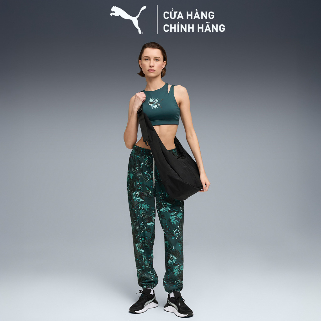 Quần Dài Thể Thao PUMA Nữ W GREEN TERRAINS WOVEN JOGGER