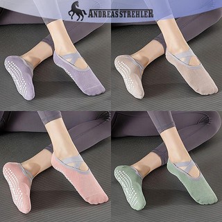Onetimingfine Tất Yoga Chống Trơn Trượt Người Phụ Nữ Thể Thao Hút Mồ Hôi Thoáng Khí Tất Pilates Nữ Múa Ba Lê VN