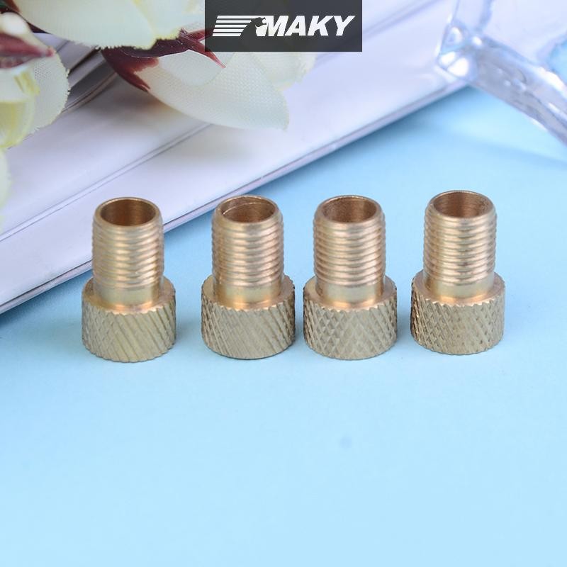 Newwellknownepic 4 Cái / bộ Chuyển Đổi Van Chuyển Đổi Ống Bơm Xe Đạp Đường Bộ 1.5Cm 
VN