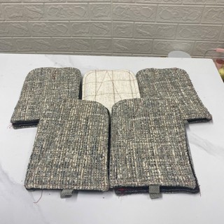 Bộ 3 Cặp Nhấc Nồi Cách Nhiệt Vải Bố - HùngHome