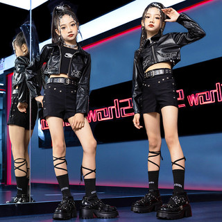 Đồ Nhảy Hiện Đại Hiphop Trẻ Em Set Đồ Dance Jazz Quần Nhảy Crop Top Đồ Nhảy Cho Bé Gái Bộ Tập Nhảy Cho
