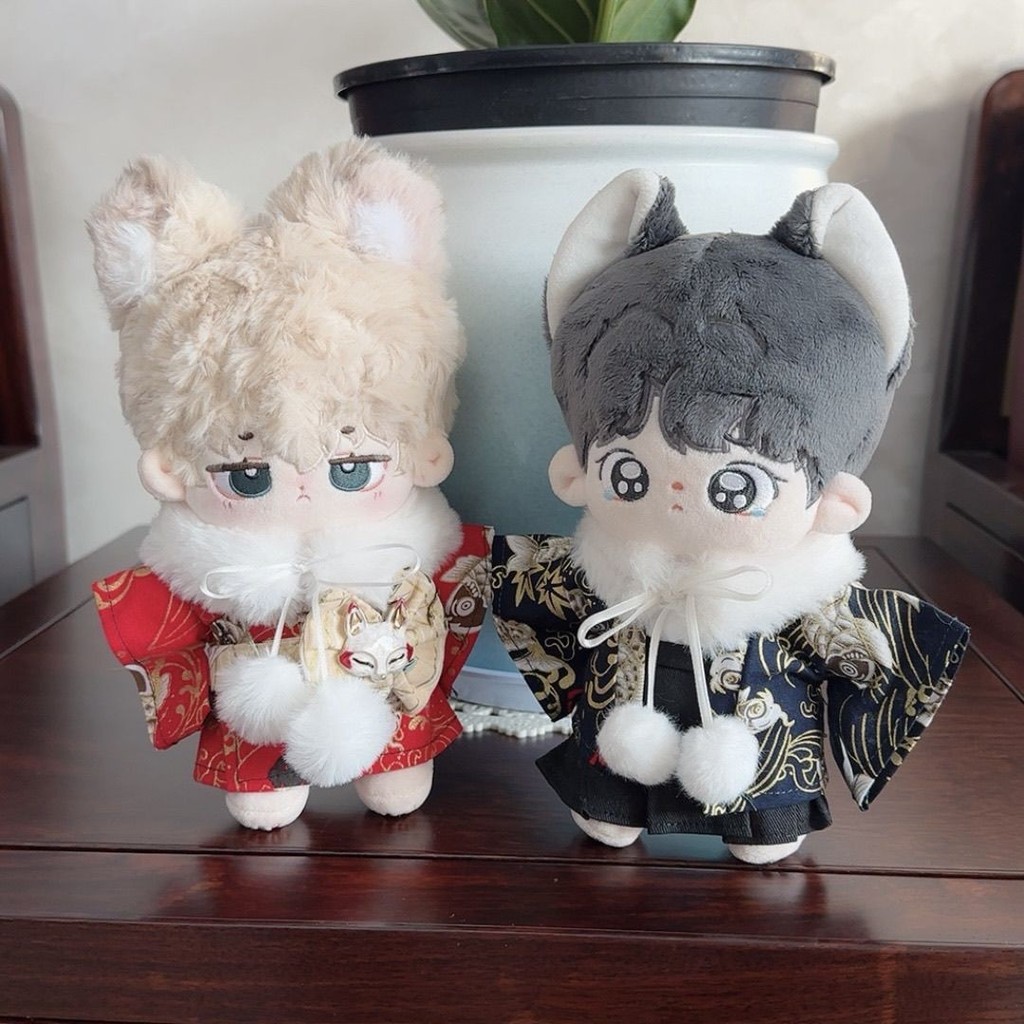 20cm Kimono Phù Hợp Với Bé Trai Quần Áo Bé Trai Giá Bắp Cải Búp Bê Cotton Dễ Thương Không Thuộc Tính Búp Bê Búp Bê Quần Áo 3.14
