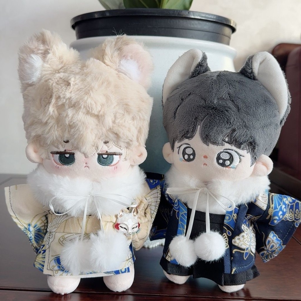 20cm Kimono Phù Hợp Với Bé Trai Quần Áo Bé Trai Giá Bắp Cải Búp Bê Cotton Dễ Thương Không Thuộc Tính Búp Bê Búp Bê Quần Áo 3.14