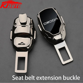 1 / 2 Chiếc Omoda Hợp Kim Kẽm Dây An Toàn Mở Rộng Khóa Iron Man Dây An Toàn Giảm Thanh Cho Omoda 5 C5 EV E5 S5 C9 Phụ Kiện Nội Thất