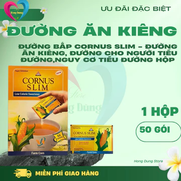 Đường Bắp CORNUS SLIM - Đường Ăn Kiêng, Đường Cho Người Tiểu Đường,Nguy Cơ Tiểu Đường Hộp 50 gói